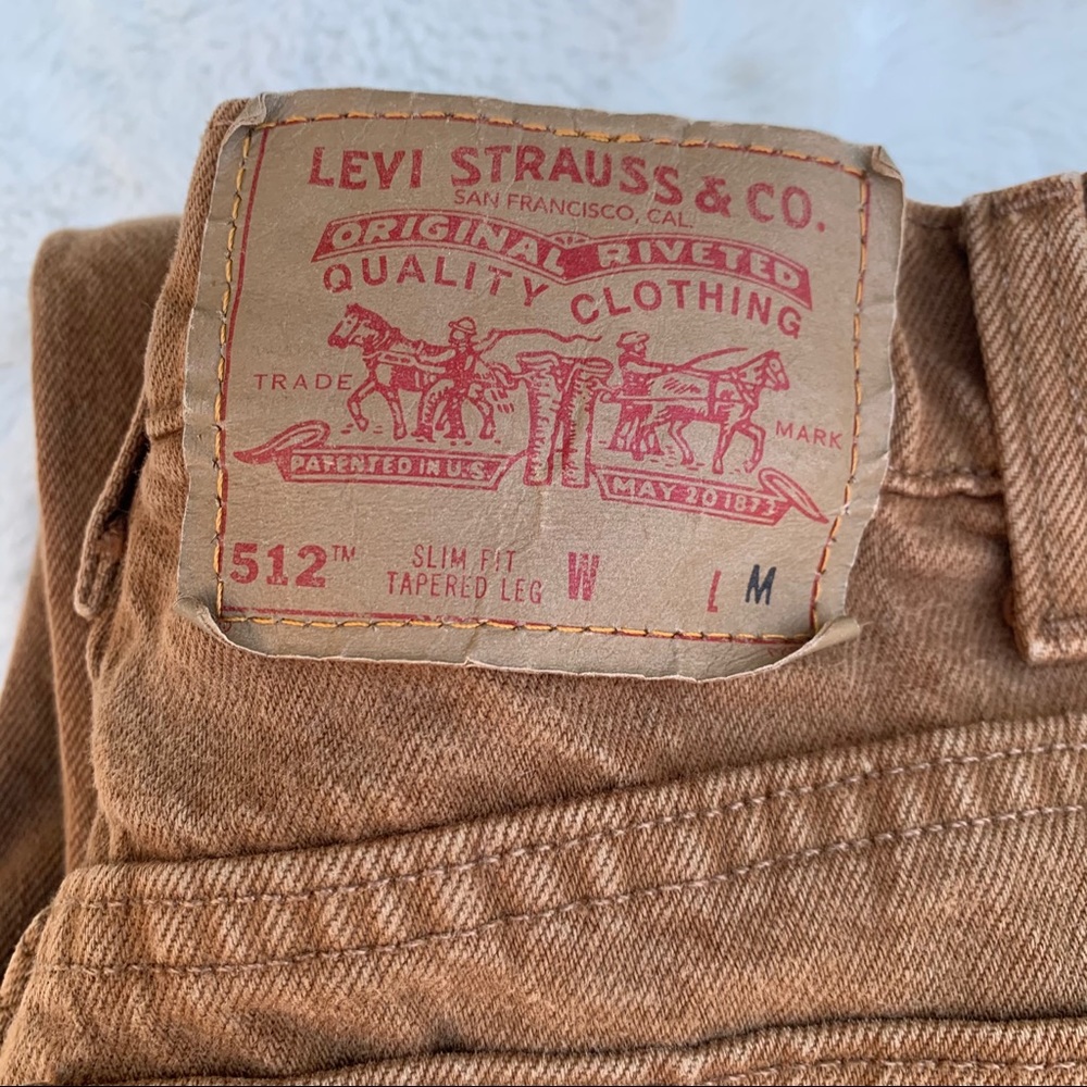 Vintage high waist brown Levi’s 512s - Picture 7 of 8
